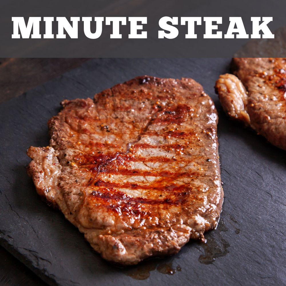 Diamond R Cattle Cube Steak (Minute Steak), grass fed grain finished beef, Independence Kansas