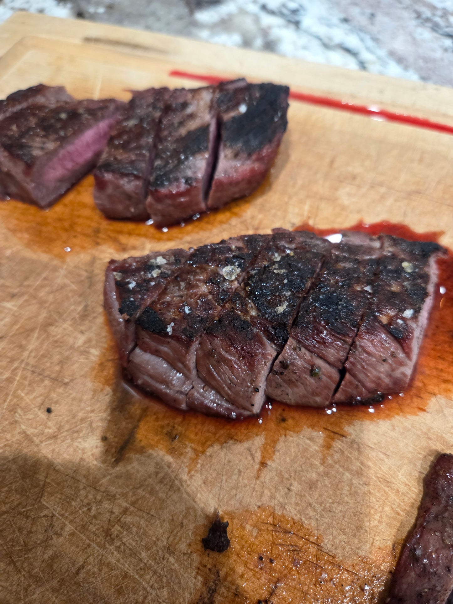 Diamond R Cattle Flat Iron Steak, grass fed grain finished beef, Independence Kansas