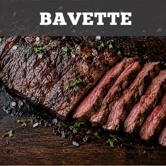 Diamond R Cattle Bavette Steak, grass fed grain finished beef, Independence Kansas