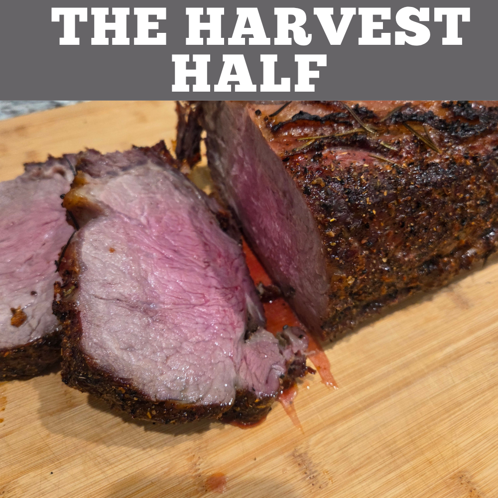 The Harvest Half Beef (Half Cow), 1/8 Beef Delivered 4 Times a Year, 50 lb Each
